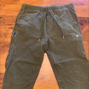 Mack Weldon Mens Green Sweatpants Size Large